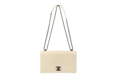 Lot 288 - Chanel Cream Korean Garden Medium Flap Bag