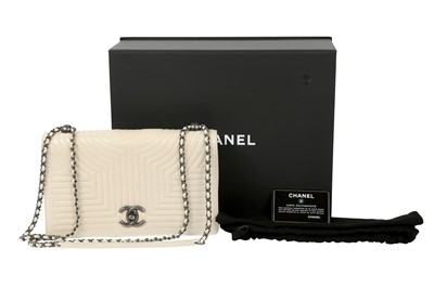 Lot 288 - Chanel Cream Korean Garden Medium Flap Bag