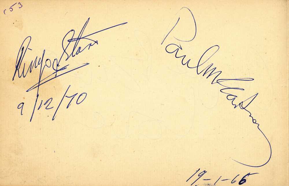 Lot 1017 - Autograph Album.- Incl. Paul McCartney & Ringo Starr