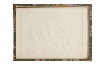 Lot 201 - JOHN HENNING (ENGLISH, 1771-1851): A SET OF SIX PLASTER RELIEFS AFTER RAPHAEL