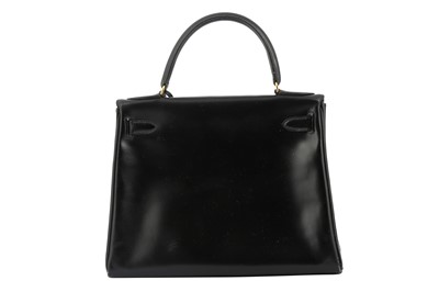 Lot 327 - Hermes Black Box Kelly Sellier 28