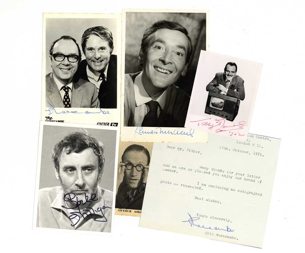 Lot 1031 - Autograph Collection.- British Comedians