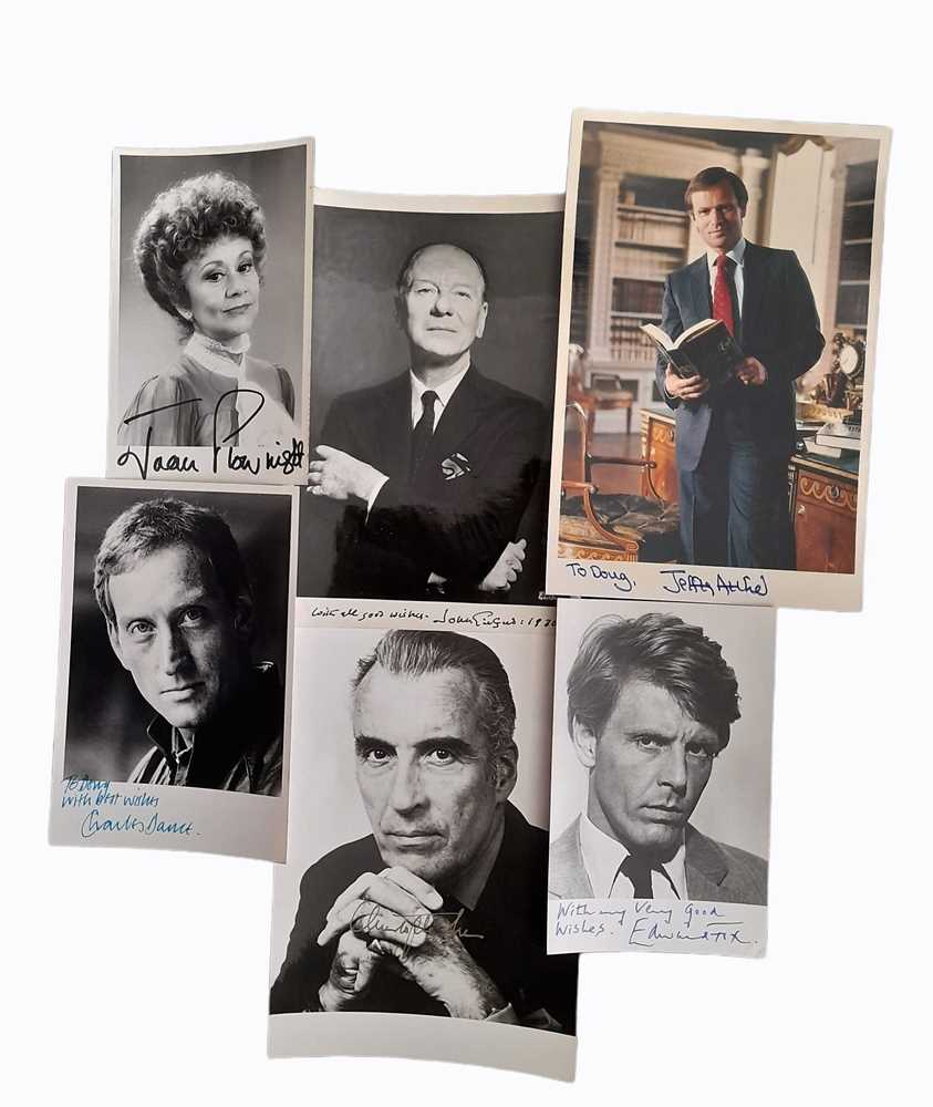Lot 1028 - Autograph Collection.- Actors, Tv Stars and Entertainers
