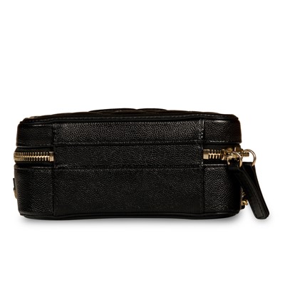 Lot 328 - Chanel Black CC Filigree Vanity Case Small