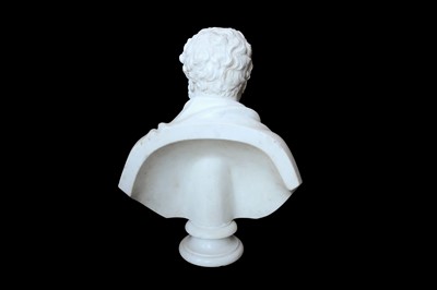 Lot 121 - A 19TH CENTURY ENGLISH MARBLE BUST OF A GENTLEMAN IN THE MANNER OF SIR FRANCIS LEGGATT CHANTRY