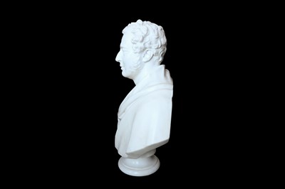 Lot 121 - A 19TH CENTURY ENGLISH MARBLE BUST OF A GENTLEMAN IN THE MANNER OF SIR FRANCIS LEGGATT CHANTRY