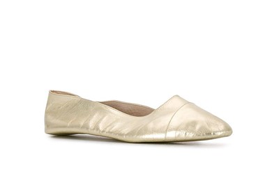 Lot 309 - Chanel Gold House Slippers - Size 38