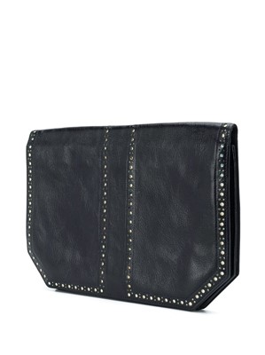 Lot 117 - Yves Saint Laurent Navy Perforated Clutch