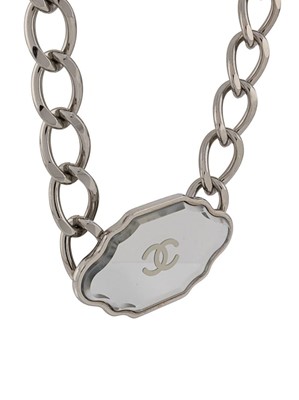 Lot 456 - Chanel Mirror CC Logo Chain Link Belt