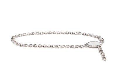 Lot 456 - Chanel Mirror CC Logo Chain Link Belt