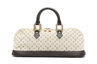 Lot 193 - Louis Vuitton Khaki Monogram Idylle Mini Lin Alma Bag
