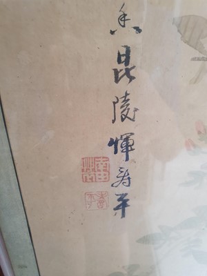 Lot 46 - AFTER YUN SHOUPING 惲壽平 （款） (Wujin, China, 1633-1690)