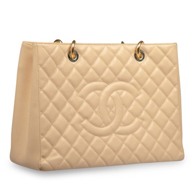 Lot 210 - Chanel Beige GST Grand Shopping Tote