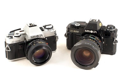 Lot 252 - Two Minolta X-300 Cameras plus Other Minolta Models.