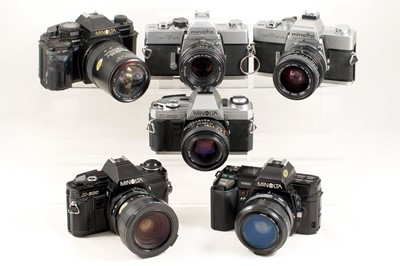 Lot 252 - Two Minolta X-300 Cameras plus Other Minolta Models.