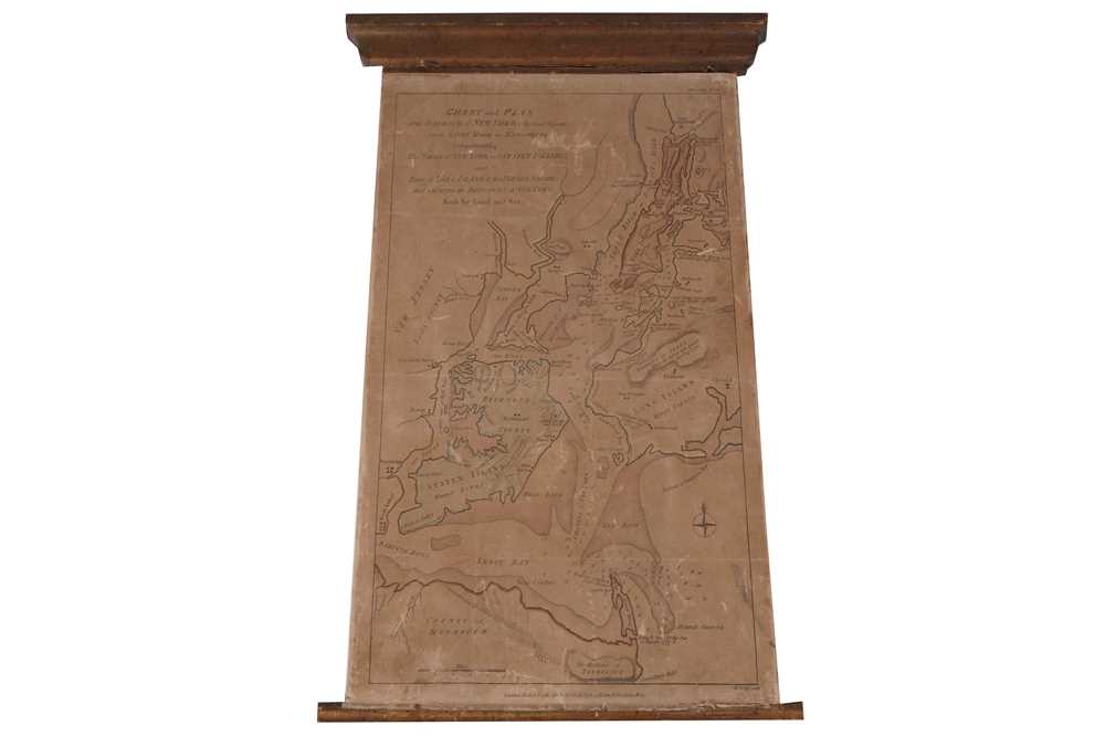Lot 1625 - American Revolutionary War.- Lodge (John) Chart and Plan of the Harbour of New York