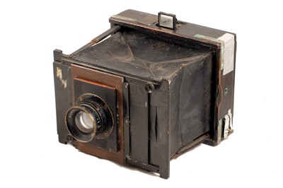 Lot 93 - A Folding Gorez Strut Plate Camera.