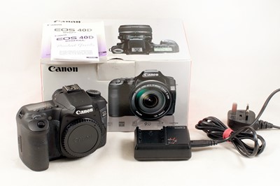 Lot 245 - Canon EOS 40D DSLR Body with Box.