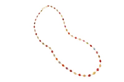 Lot 167 - A multi gem-set necklace