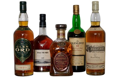 Lot 701 - A Selection of 12 year old Single Malts
