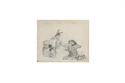 Lot 489 - UNKNOWN. Two Drinkers.