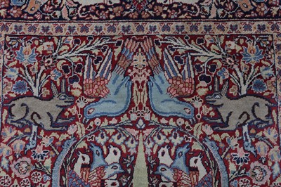 Lot 54 - AN ANTIQUE MESHED RUG, SOUTH PERSIA
