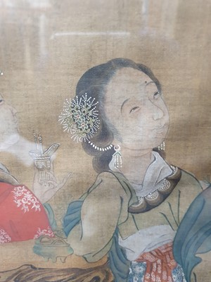 Lot 23 - QIU YING (follower of, 1494 – 1552); WANG ZHENPENG (follower of 13-14th C.); ANONYMOUS.