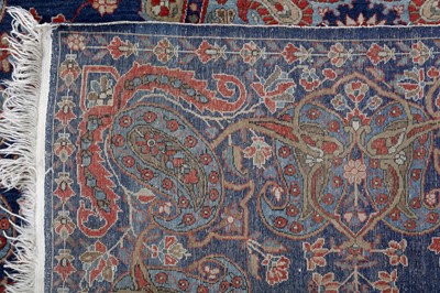 Lot 46 - A VERY FINE KASHAN MOHTASHEM RUG, CENTRAL PERSIA