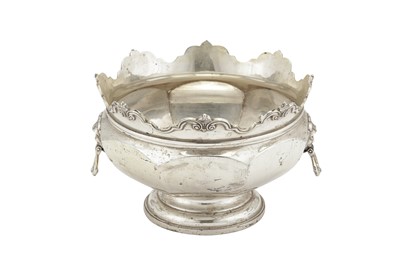 Lot 314 - An Edwardian sterling silver twin handled bowl, Sheffield 1908 by Harrison Brothers & Howson