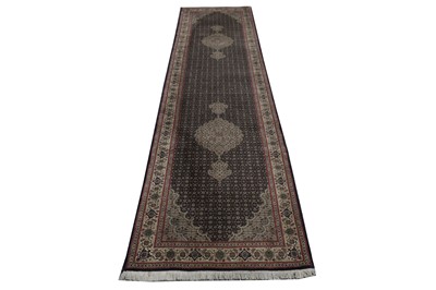 Lot 6 - A  VERY FINE TABRIZ RUNNER, NORTH-WEST PERSIA
