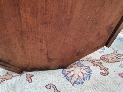 Lot 181 - A GEORGE III MAHOGANY OCTAGONAL BRASS BOUND WINE COOLER