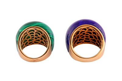 Lot 785 - A PAIR OF BOMBE RINGS