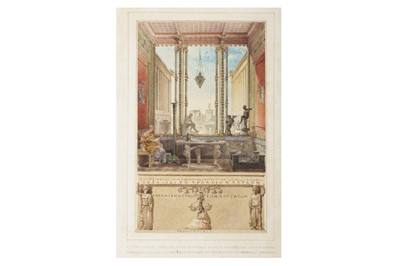 Lot 707 - Gell and Gandy. Pompeiana, with original watercolour illustrations.