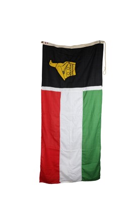 Lot 939 - TWO FLAGS FOR THE PRIME MINISTER OF ZIMBABWE, 20TH CENTURY