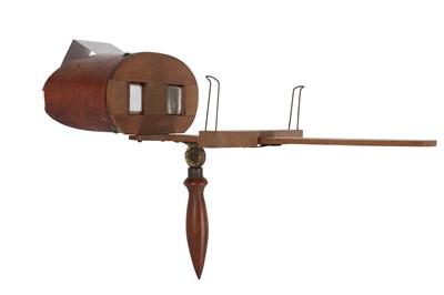 Lot 950 - A STEREOSCOPE VIEWER, LATE 19/EARLY 20TH CENTURY