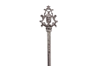 Lot 315 - A Victorian sterling silver poultry meat skewer, London 1846 by Charles Thomas Fox and George Fox