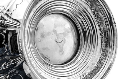 Lot 569 - A George V sterling silver punch bowl, Sheffield 1913 by Garrard and Co