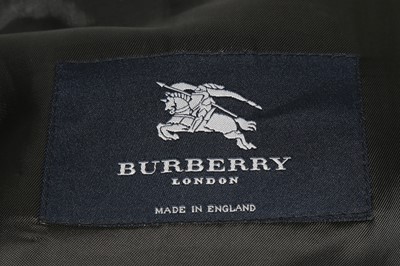 Lot 24 - Burberry Grey Check Trench Coat