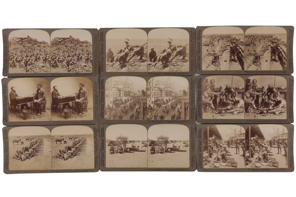 Lot 19 - Underwood & Underwood Stereo cards, Second South African War, 1899-1901