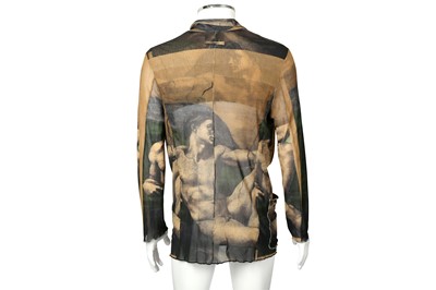 Lot 142 - Jean Paul Gaultier Maille Michelangelo Print Jacket - Size XL