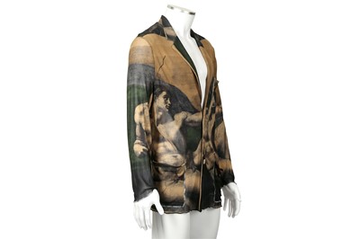 Lot 142 - Jean Paul Gaultier Maille Michelangelo Print Jacket - Size XL