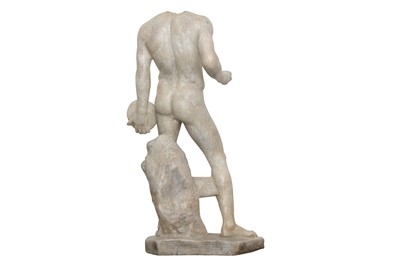Lot 110 - PURE WHITE LINES, AFTER POLYCLITUS, A CLASSICAL SCULPTURE INFLUENCED BY DISCOPHOROS