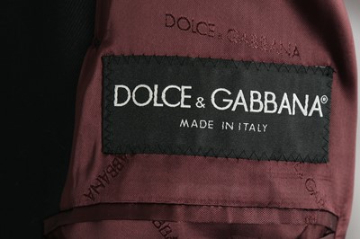 Lot 79 - Dolce & Gabbana Dark Navy Wool Trench Coat - Size 44