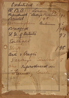 Lot 467 - A.L. Simpson, 19th Century British, interior...