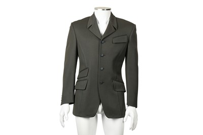 Lot 96 - Thierry Mugler Army Green Wool Military Jacket
