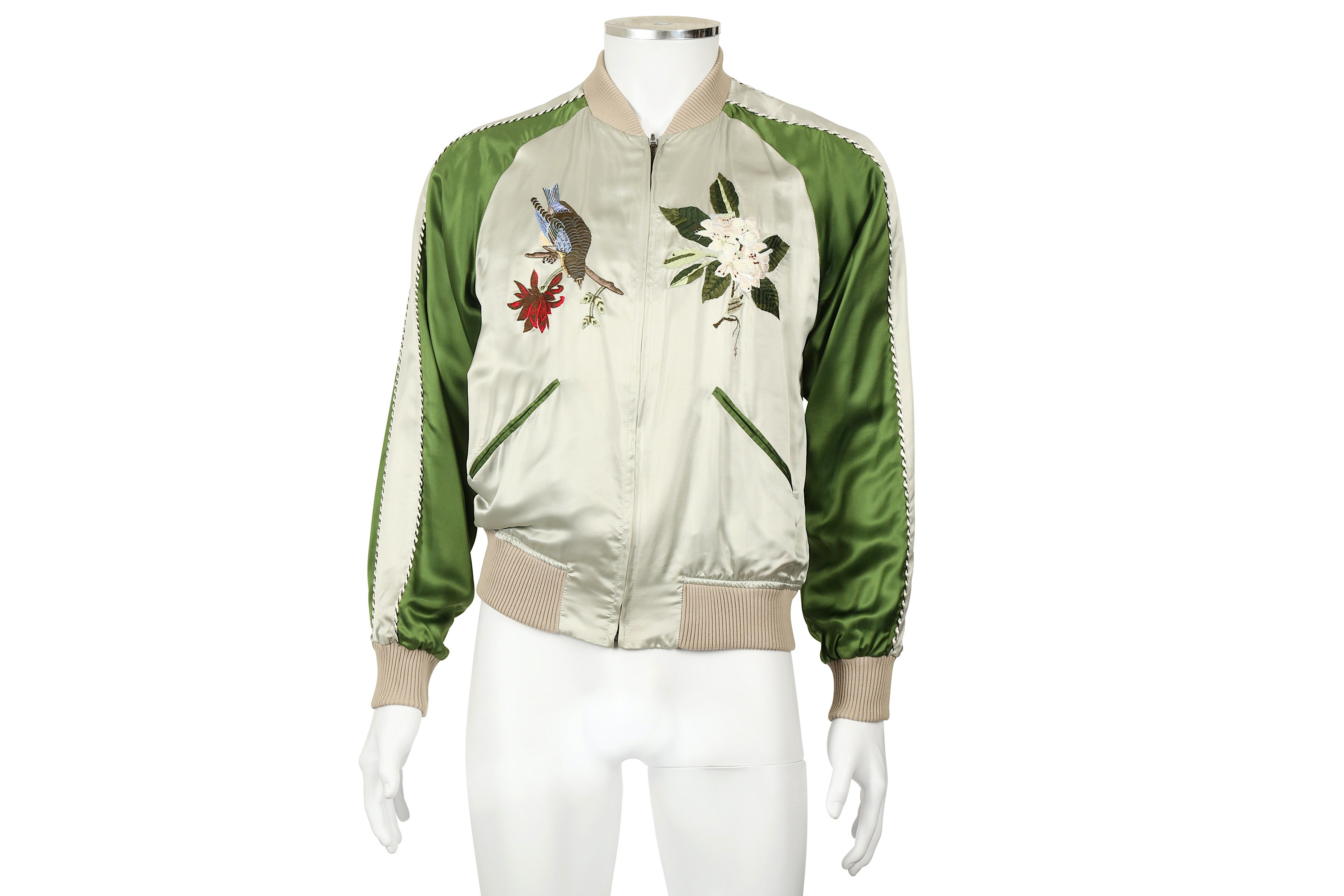 Gucci green bomber top jacket