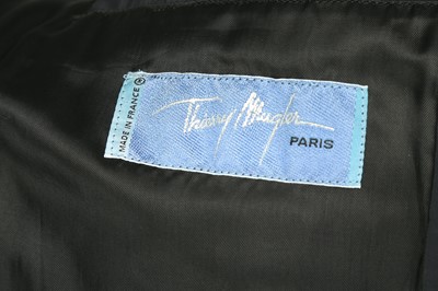 Lot 218 - Thierry Mugler Black Zip Sports Jacket - Size M