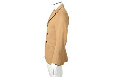 Lot 166 - Prada Beige Wool Blazer - Size 48