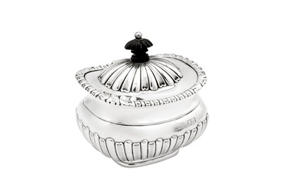 Lot 586 - A Victorian sterling silver tea caddy, London 1897 by Mappin and Webb