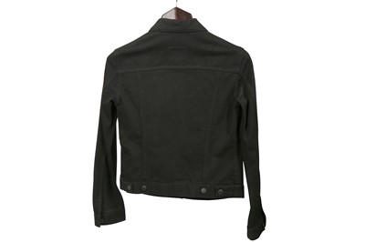 Lot 227 - Helmut Lang Black Denim Jacket - Size 42